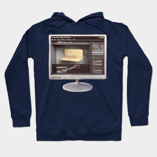 My Blender Setup Hoodie by Kinpraw